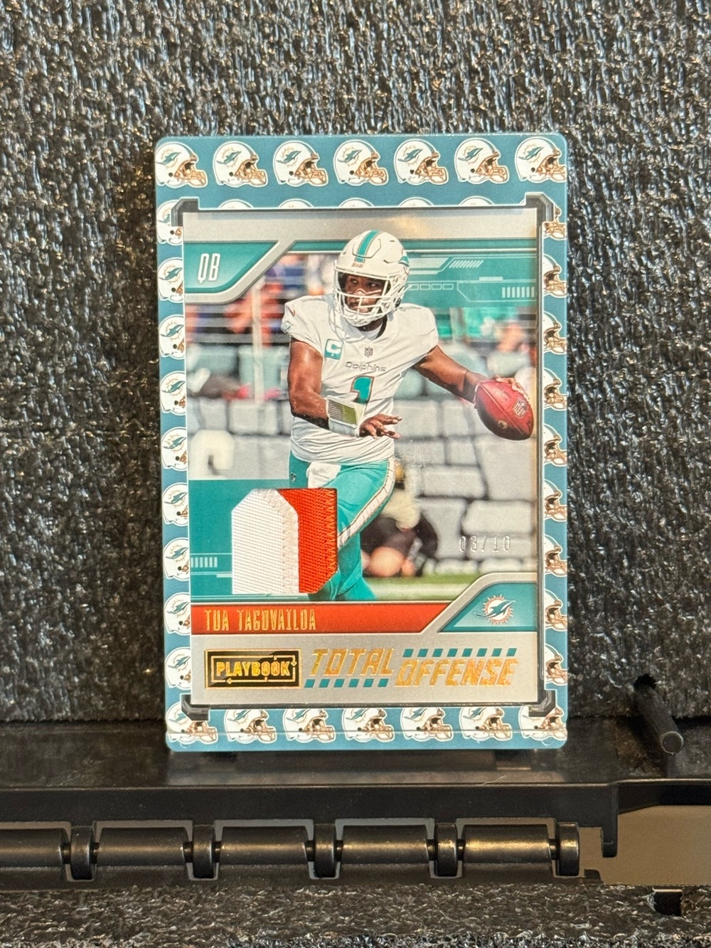 🔥 2022 Tua Tagovailoa /10 Panini Playbook Dual Color Patch #tua #miamidolphins